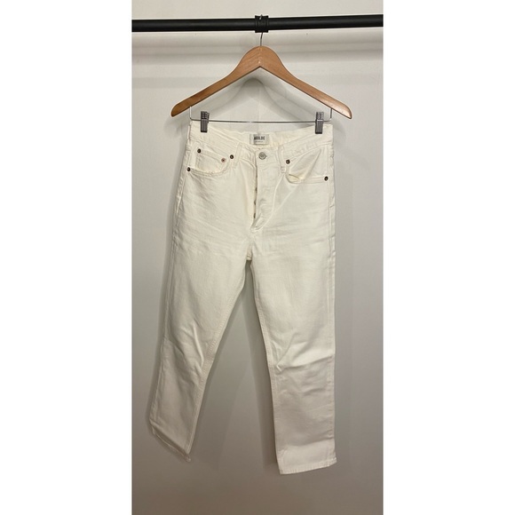 Agolde Riley Crop Jean in Whip - Picture 4 of 8